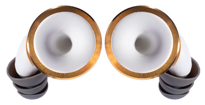 Limousine Earplugs Knops Gold White klausos apsaugos priemonės