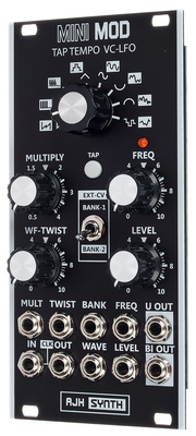 AJH Synth Tap Tempo VC-LFO black LFO modulis