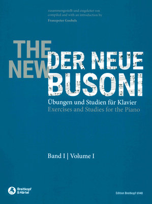Breitkopf & Härtel Der neue Busoni 1 pažengusiųjų fortepijono literatūra