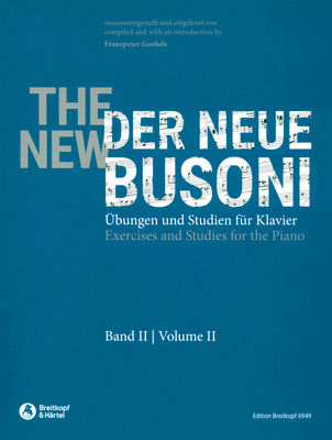 Breitkopf & Härtel Der Neue Busoni 2 fortepijono literatūra pažengusiems  