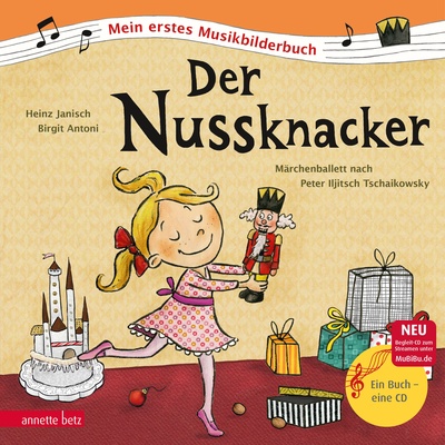 Annette Betz Verlag Nussknacker muzikos paveikslėlių knyga