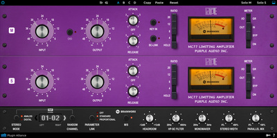 Plugin Alliance Purple Audio MC77 garso efektų programinė įranga
