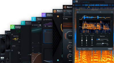 iZotope RX Post Production Suite 8 garso ir efektų programinė įranga