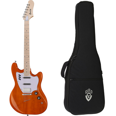 Guild Surfliner Sunset Orange elektrinė gitara komplektas