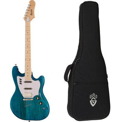 Guild Surfliner Catalina Blue elektrinė gitara bundle