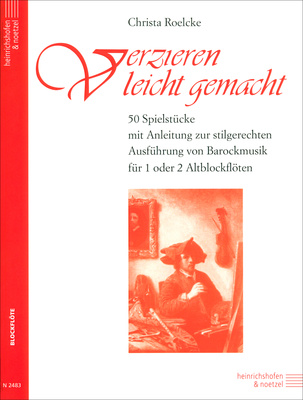 Heinrichshofen Verlag Verzieren leicht gemacht papildoma literatūra fleitutei