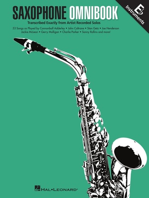 Hal Leonard Saxophone Omnibook Eb saksofono dainų knygelė