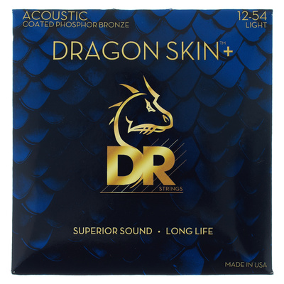 DR Strings Dragon Skin+ DAP-12 dengtos akustinės gitaros stygos
