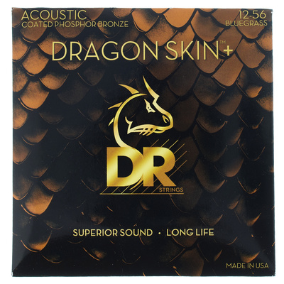DR Strings Dragon Skin+ DAP-12/56 dengtos akustinės gitaros stygos