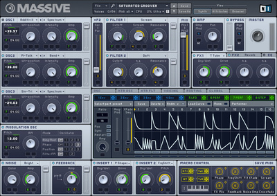 Native Instruments Massive virtualus instrumentas  