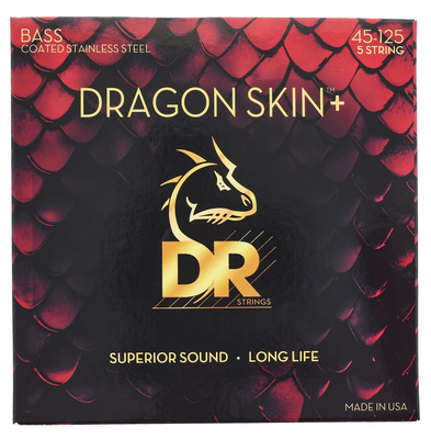 DR Strings Dragon Skin+ DBS5-45 dengtos bosinės gitaros stygos