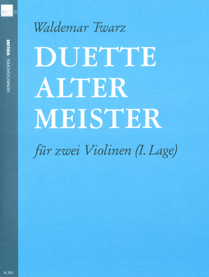 Heinrichshofen Verlag Duette Alter Meister smuikų natos
