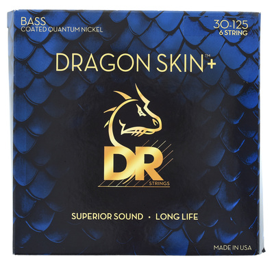 DR Strings Dragon Skin+ DBQ6-30 dengtos bosinės gitaros stygos