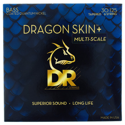 DR Strings Dragon Skin+ DBQM6-30 dengtos bosinės gitaros stygos