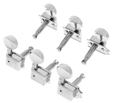 Grover 133C6 Deluxe Machines Chrome gitaros suktukai