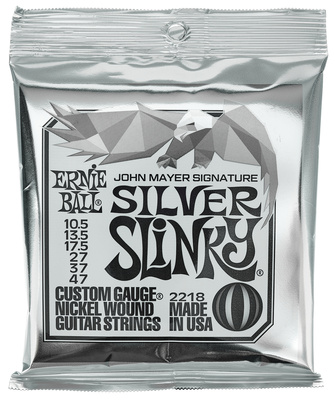 Ernie Ball Silver Slinky John Mayer 2218 elektrinės gitaros stygos