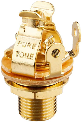 Pure Tone Mono Output Jack Gold gitaros lizdas