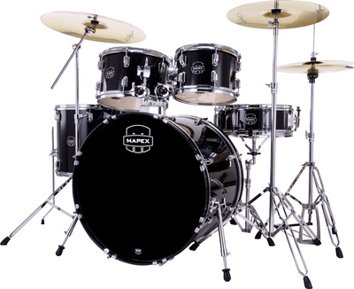Mapex Comet Pro Pack 20" Dark Black akustinis būgnų komplektas