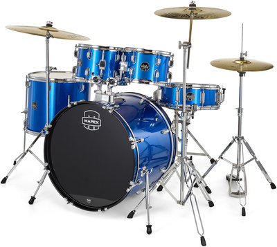 Mapex Comet Pro Pack 22" Indigo Blue akustinis būgnų komplektas  