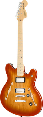 Squier Affinity Starcaster DLX SSB pusiau akustinė gitara  