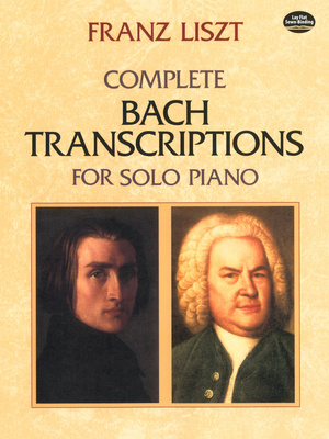 Dover Publications Complete Bach Transcriptions klasikinė fortepijono literatūra