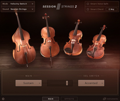 Native Instruments Session Strings 2 virtualūs instrumentai