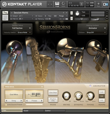 Native Instruments Session Horns virtualus instrumentas