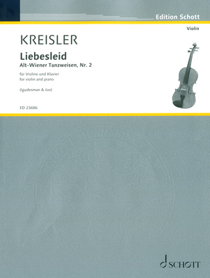 Schott Kreisler Liebesleid smuiko natos
