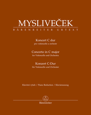 Bärenreiter Myslivecek Cellokonzert C-Dur violončelės natos