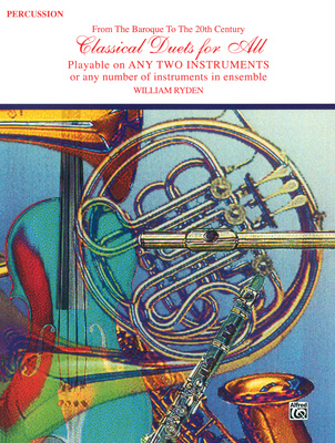 Alfred Music Publishing Classical Duets for All Percus literatūra ansambliams