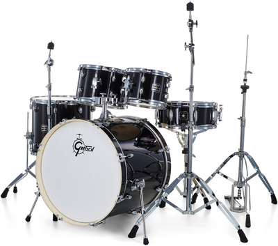 Gretsch Drums Energy Black 22" 5-piece HWP akustinis būgnų komplektas