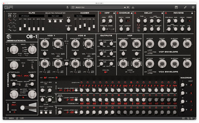 GForce Oberheim OB-1 virtualus instrumentas