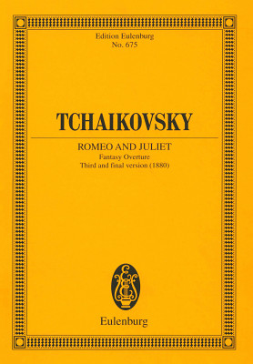 Edition Eulenburg Tschaikowsky Romeo und Julia kišeninės natos
