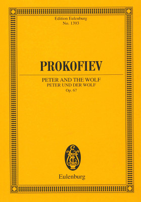Edition Eulenburg Prokofjew Peter und der Wolf kišeninės natos