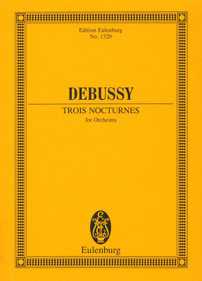 Edition Eulenburg Debussy Trois Nocturnes kišeninės natos