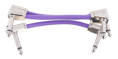 Ernie Ball Flex Patch Cable 3" purple set