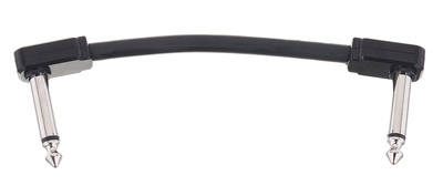 Ernie Ball Flat Patch Cable 3" black sujungimo laidas