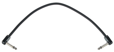 Ernie Ball Flat Patch Cable 12" juodas efektų laidas