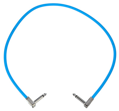 Ernie Ball Flat Patch Cable 24" blue efektų laidas  