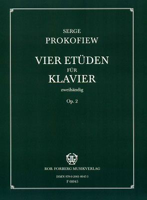 Robert Forberg Musikverlag Prokofjew 4 Etüden