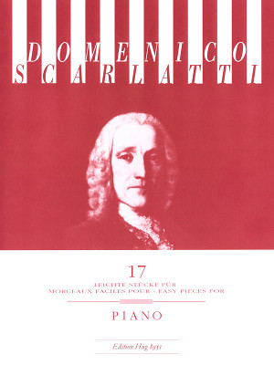 Edition Hug Scarlatti 17 leichte Stücke fortepijono literatūra