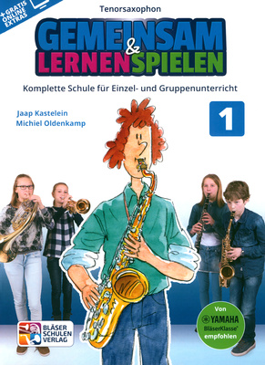 Bläser-Schulen-Verlag Gemeinsam Lernen 1 T-Sax mokomoji literatura