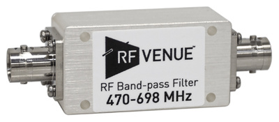 RF Venue Band-Pass Filter 470-698 MHz priedas belaidėms sistemoms