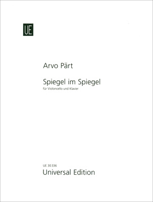 Universal Edition Pärt Spiegel im Spiegel violončelės natos