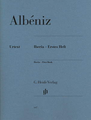 Henle Verlag Albéniz Iberia 1 fortepijono kūriniai