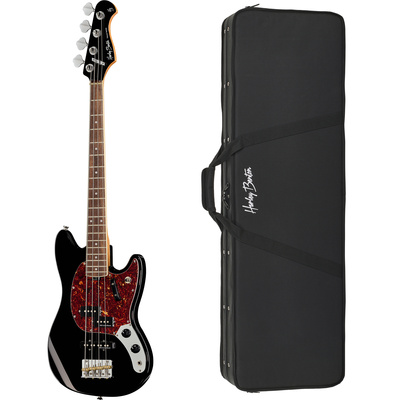 Harley Benton MV-4MSB Black bosinė elektrinė gitara  