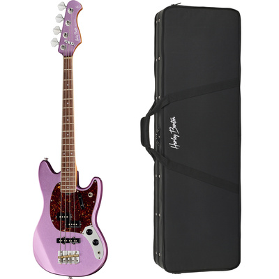 Harley Benton MV-4MSB Burgundy Mist bosinė gitara