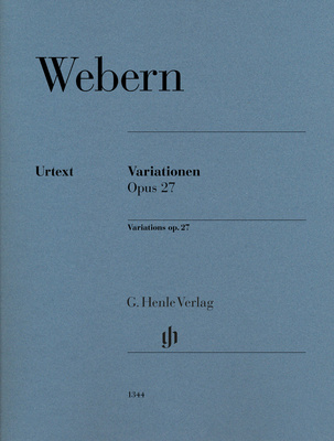 Henle Verlag Webern Variationen op. 27