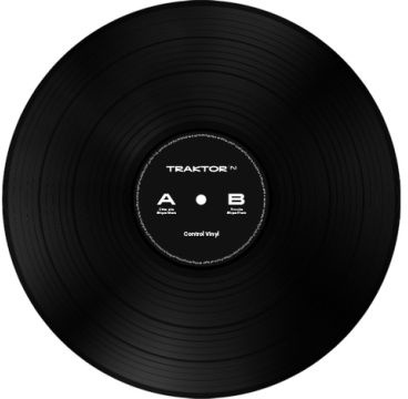 Native Instruments Traktor Control Vinyl Black laiko kodinio vinilo plokštelė