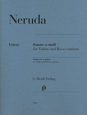 Henle Verlag Neruda Violinsonate a-moll smuiko sonata  